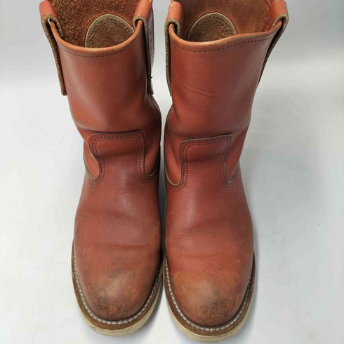 レッドウィング RED WING USA製 Pecos ペコス 羽タグ レザー エンジニアブーツ レディース JPN:23.5 D