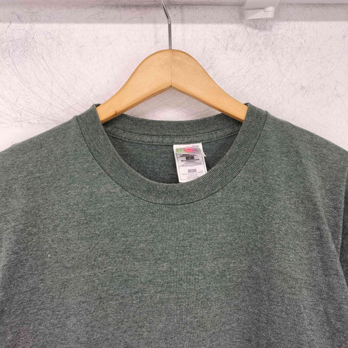 フルーツオブザルーム FRUIT OF THE LOOM 90-00S USA製 無地 クルーネックTシャツ メンズ import:L
