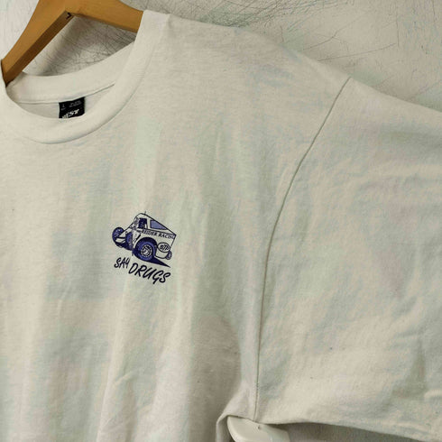 フルーツオブザルーム FRUIT OF THE LOOM USA製 レーシングプリントTEE シングルステッチ メンズ JPN:L