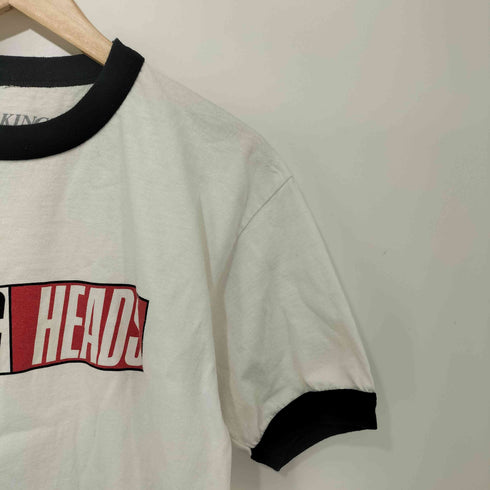 TRUE STORIES フロントプリント S/S リンガーバンドTシャツ メンズ import:M