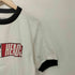 TRUE STORIES フロントプリント S/S リンガーバンドTシャツ メンズ import:M