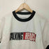TRUE STORIES フロントプリント S/S リンガーバンドTシャツ メンズ import:M
