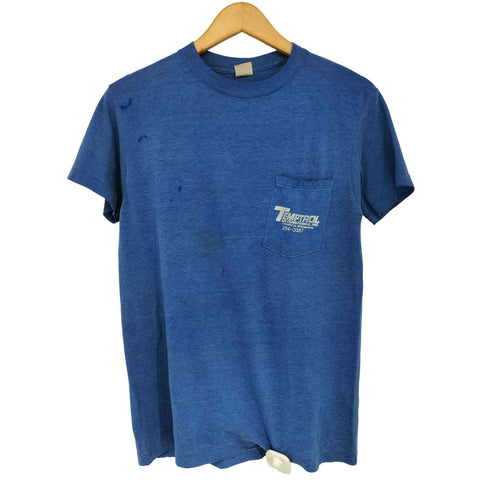 シングルステッチ ポケットTシャツ メンズ