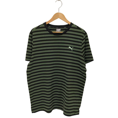 プーマ PUMA ボーダー柄 クルーネックTシャツ メンズ JPN:XXL
