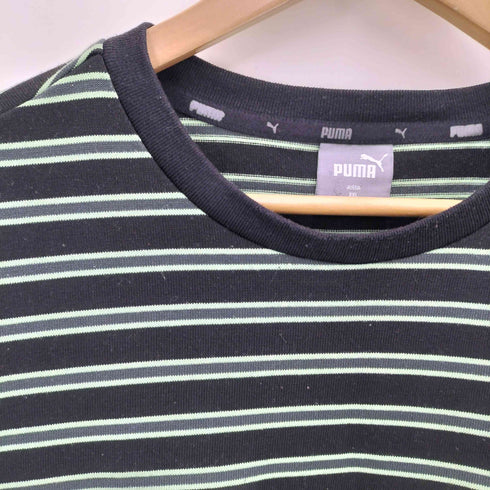 プーマ PUMA ボーダー柄 クルーネックTシャツ メンズ JPN:XXL