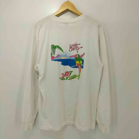 フルーツオブザルーム FRUIT OF THE LOOM 90s USA製 レストランロゴ 両面プリント L/Sシャツ メンズ import:XL