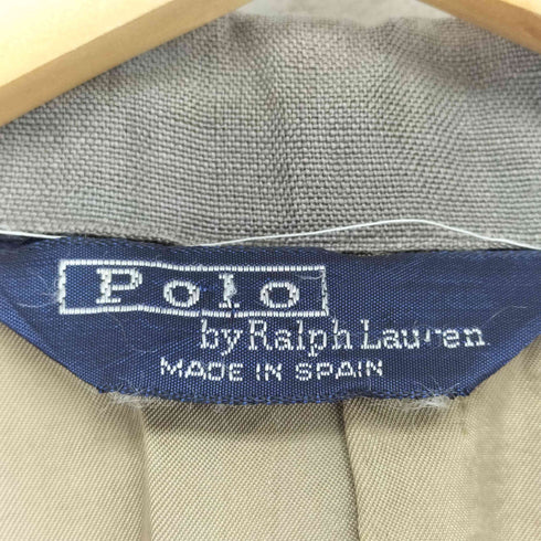 ポロバイラルフローレン Polo by RALPH LAUREN スペイン製 リネン 3B テーラードジャケット メンズ