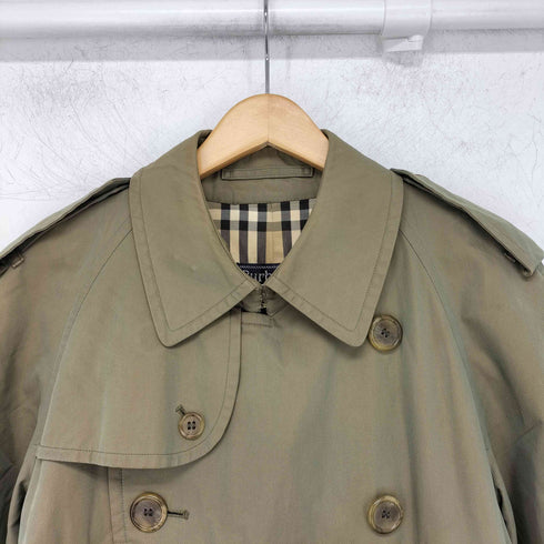 バーバリーズ BURBERRYS イングランド製 トレンチコート 玉虫 裏地ノバチェック メンズ 42S