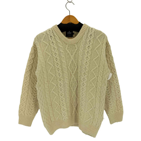 aran WOOLLEN MILLS メリノウール ケーブルニット レディース S