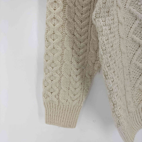 aran WOOLLEN MILLS メリノウール ケーブルニット レディース S