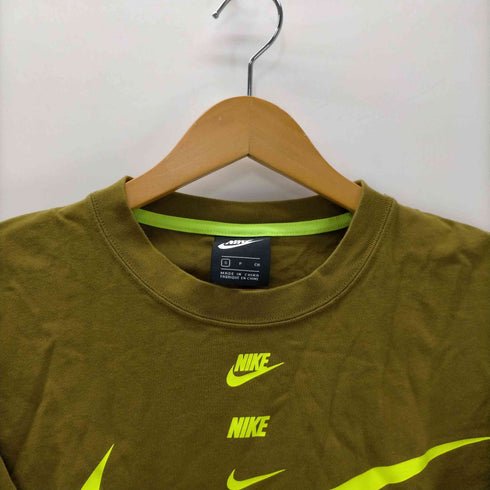 ナイキ NIKE 20AW SWOOSH スウッシュ プリント S/S クロップド Tシャツ レディース import:S