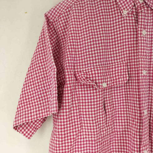 オービス ORVIS 90S BD S/S ギンガムチェックシャツ メンズ import:M