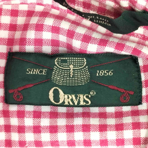 オービス ORVIS 90S BD S/S ギンガムチェックシャツ メンズ import:M