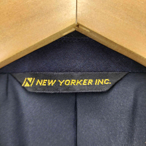 ニューヨーカー NEWYORKER ダブルテーラードジャケット 紺ブレ メンズ 18