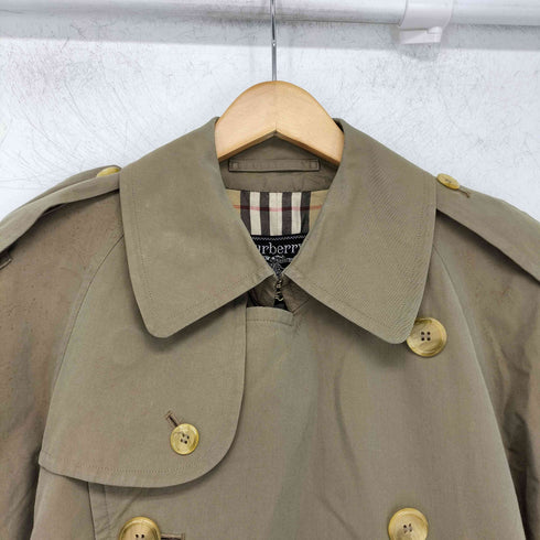 バーバリーズ BURBERRYS イングランド製 トレンチコート 玉虫 裏地ノバチェック メンズ