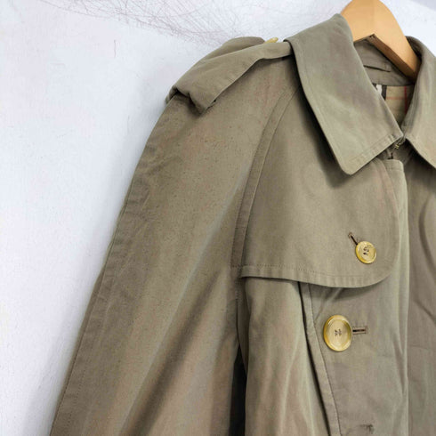 バーバリーズ BURBERRYS イングランド製 トレンチコート 玉虫 裏地ノバチェック メンズ