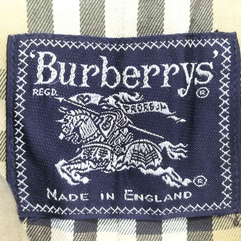 バーバリーズ BURBERRYS イングランド製 トレンチコート 玉虫 裏地ノバチェック メンズ