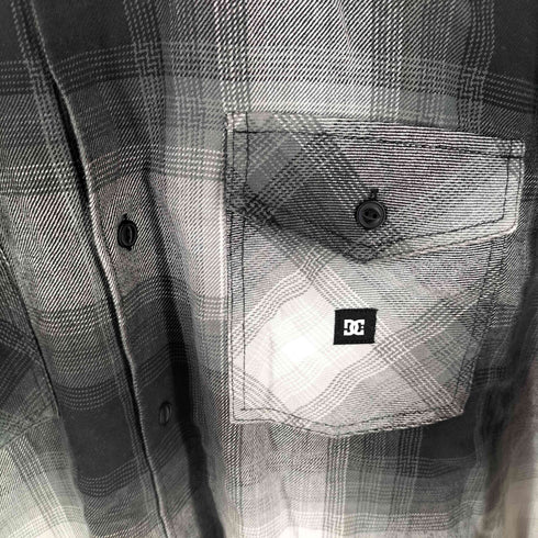 ディーシーシューズ DC SHOES ボタンダウンチェックシャツ メンズ import:L