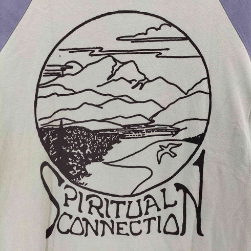 GOOD MORNING TAPES Spiritual Connection Long Sleeve Raglan Tee レディース