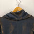 CONP コンプ 24SS HAND PRINTED WAR DAMAGE HOODIE 手書き ダメージ 加工 クロップド フーディー パーカー レディース import:L
