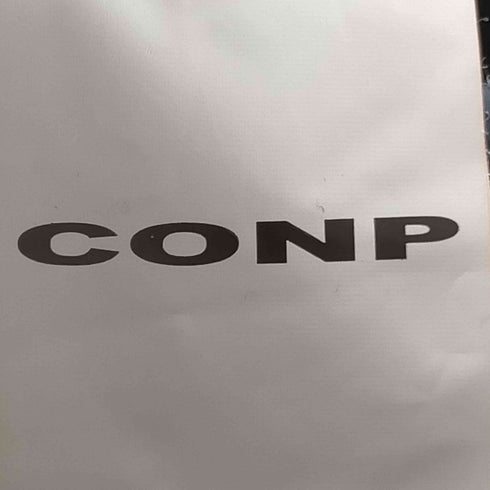 CONP コンプ 24SS HAND PRINTED WAR DAMAGE HOODIE 手書き ダメージ 加工 クロップド フーディー パーカー レディース import:L