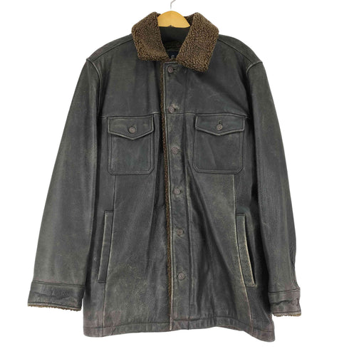 ギャップ Gap 00S OLD 裏ボア レザージャケット メンズ import:L