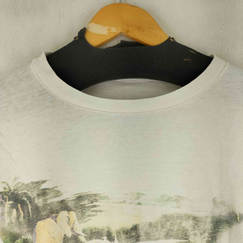 バナナリパブリック BANANA REPUBLIC 80-90S 1989 フロントプリント S/S Tシャツ メンズ