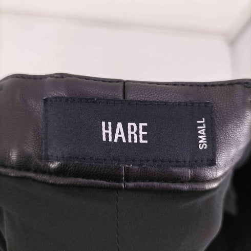 ハレ HARE ワイドフレア フェイクレザー パンツ Y2K メンズ JPN:S