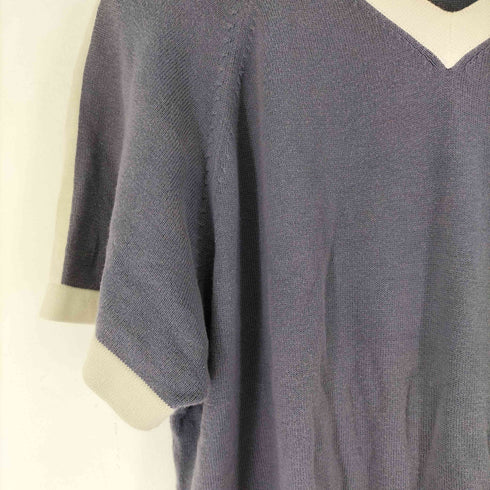 バナナリパブリック BANANA REPUBLIC Vネック S/S コットンニット メンズ import:M