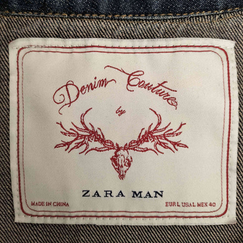 ザラマン ZARA MAN デニム スリーブ ブルゾン デタッチャブルスリーブジャケット メンズ