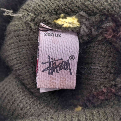 ステューシー Stussy ボーダー ボンボンニット メンズ