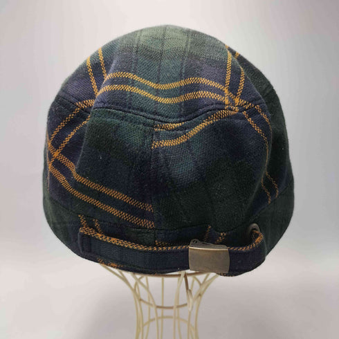 フレッドペリー FRED PERRY ロゴ刺繍 チェック柄 ワークキャップ メンズ