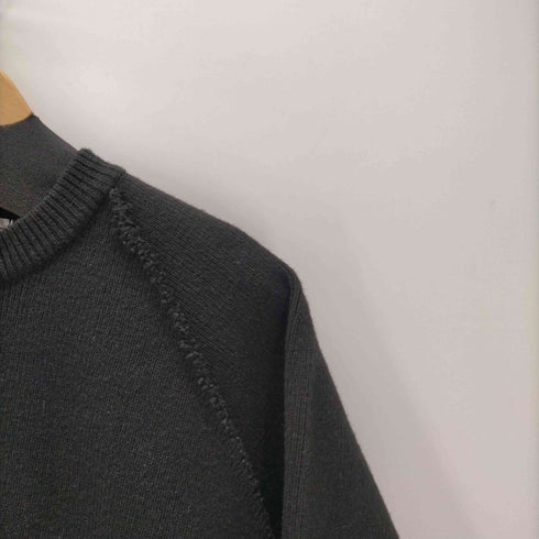 シーディージーコムデギャルソン CDG COMME des GARCONS 23AW AD2024 サイド スリット ショルダー フリンジ ニット セーター メンズ import:M