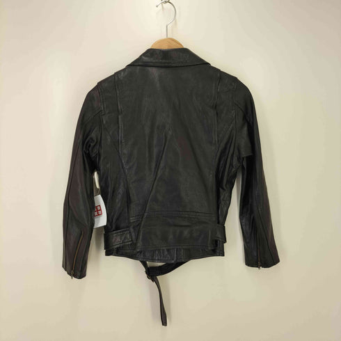 メゾンドリーファー Maison de Reefur ラムレザー ダブルライダース ジャケット レディース