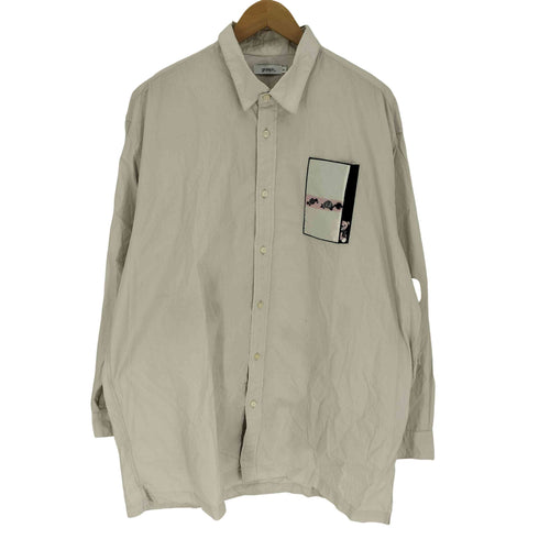 グラニフ graniph バックプリント 特殊ポケット L/S シャツ メンズ JPN:XL