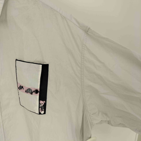 グラニフ graniph バックプリント 特殊ポケット L/S シャツ メンズ JPN:XL