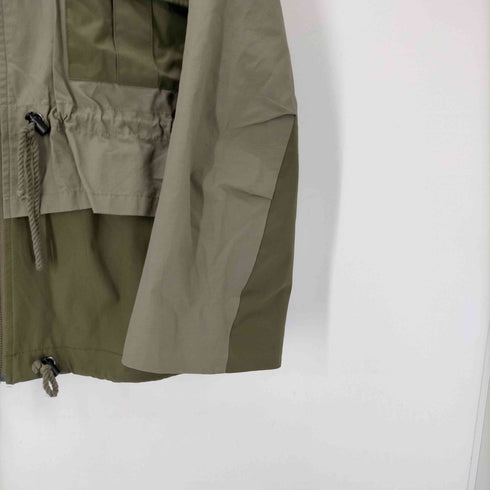 マウジー moussy ドロスト ミリタリー ベスト フーディー ドッキング コンビ ジャケット レディース FREE
