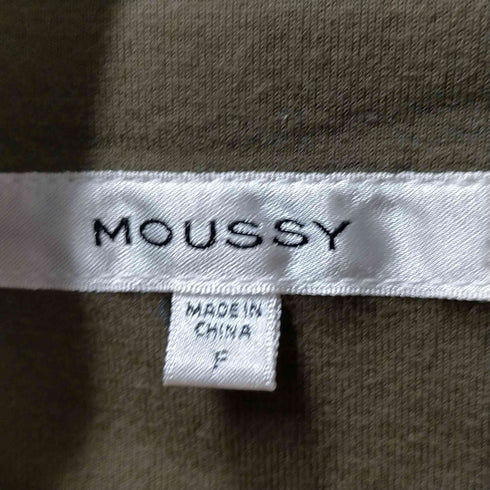 マウジー moussy ドロスト ミリタリー ベスト フーディー ドッキング コンビ ジャケット レディース FREE