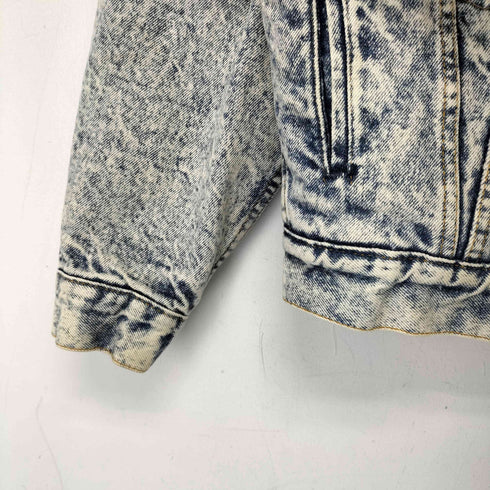 リーバイス Levis 57528 USA製 ケミカルウオッシュデニムボアジャケット メンズ import:L
