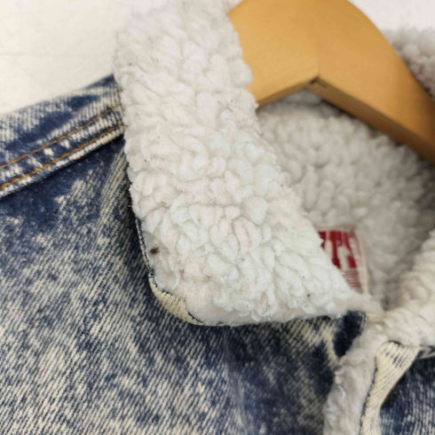 リーバイス Levis 57528 USA製 ケミカルウオッシュデニムボアジャケット メンズ import:L