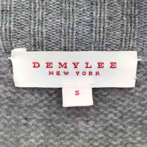 デミリー DEMYLEE CASHMERE100% カシミヤ クルーネック セーター メンズ JPN:S