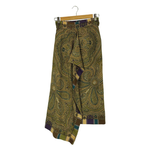 ケンゾー KENZO ペイズリー柄 巻きロングスカート レディース JPN:2
