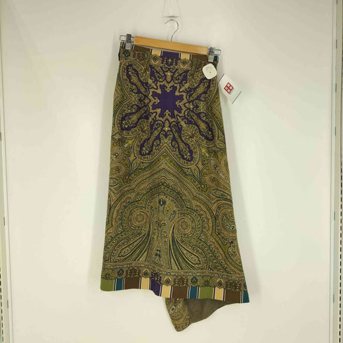 ケンゾー KENZO ペイズリー柄 巻きロングスカート レディース JPN:2