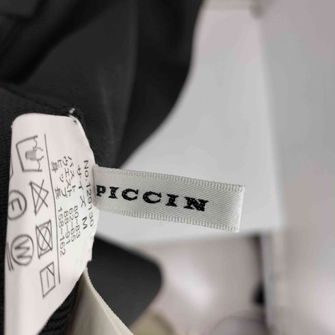 ピッチン PICCIN ロングスリーブ ノーカラーロング ガウンコート レディース M