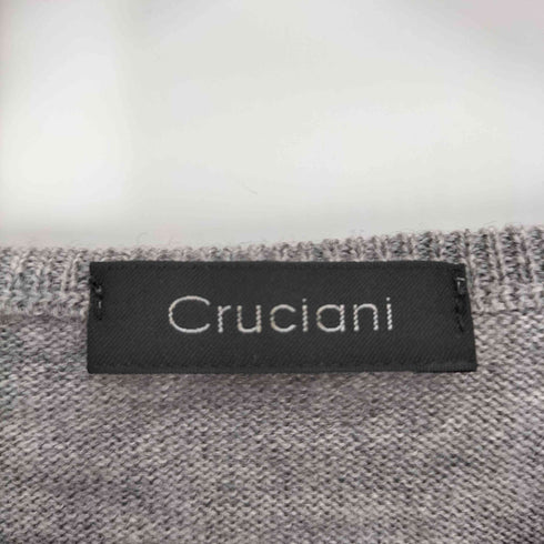 クルチアーニ Cruciani イタリア製 Vネック ウール100% ニット セーター メンズ EUR:48