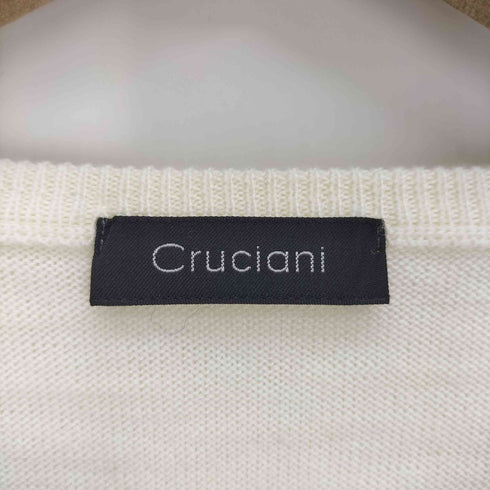 クルチアーニ Cruciani イタリア製 Vネック ウール100% ニット セーター メンズ EUR:48