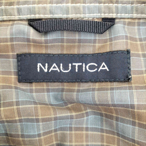 ノーティカ NAUTICA ロゴ刺繍 チェック L/S シャツ メンズ import:M