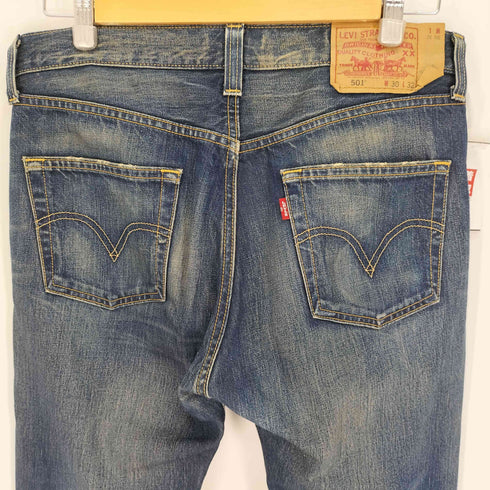 リーバイス Levis 00S 09年製 501 3073刻印 ボタンフライ ストレートデニムパンツ メンズ W30 L32