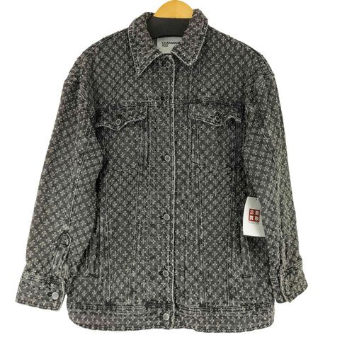 CHARMINGL XZZ デザインブラックデニムジャケット レディース import:S