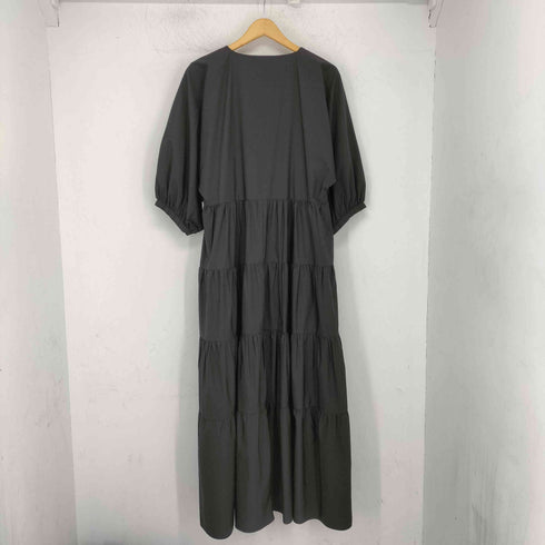 ザラ ZARA ギャザー ティアードワンピース レディース